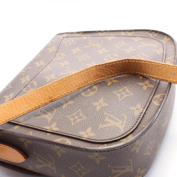 LOUIS VUITTON Brown Monogram Leather Shoulder Bag - Picture 7 of 8